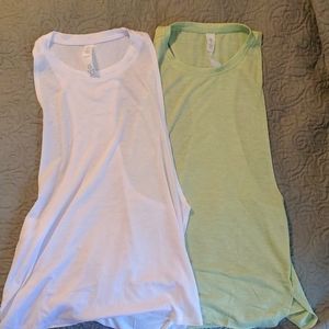2 never worn Icyzone workout tops